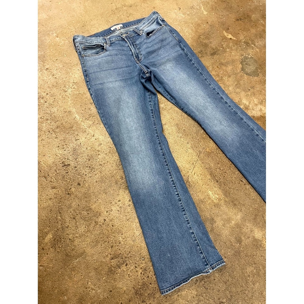 Lucky Brand Sweet Bootcut Jeans Womens 14/32 Blue Denim Cotton Stretch Mid Rise - Picture 2 of 16